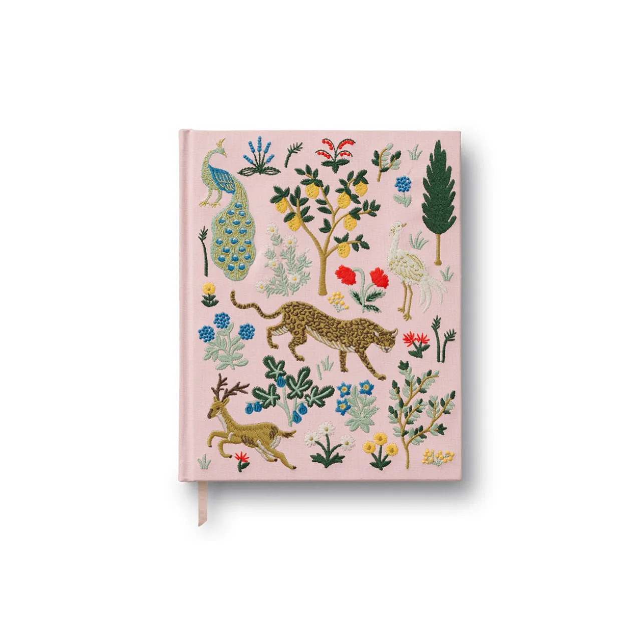 Embroidered Fabric Sketchbook Menagerie