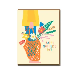 Flowers for Mum Greeting Card