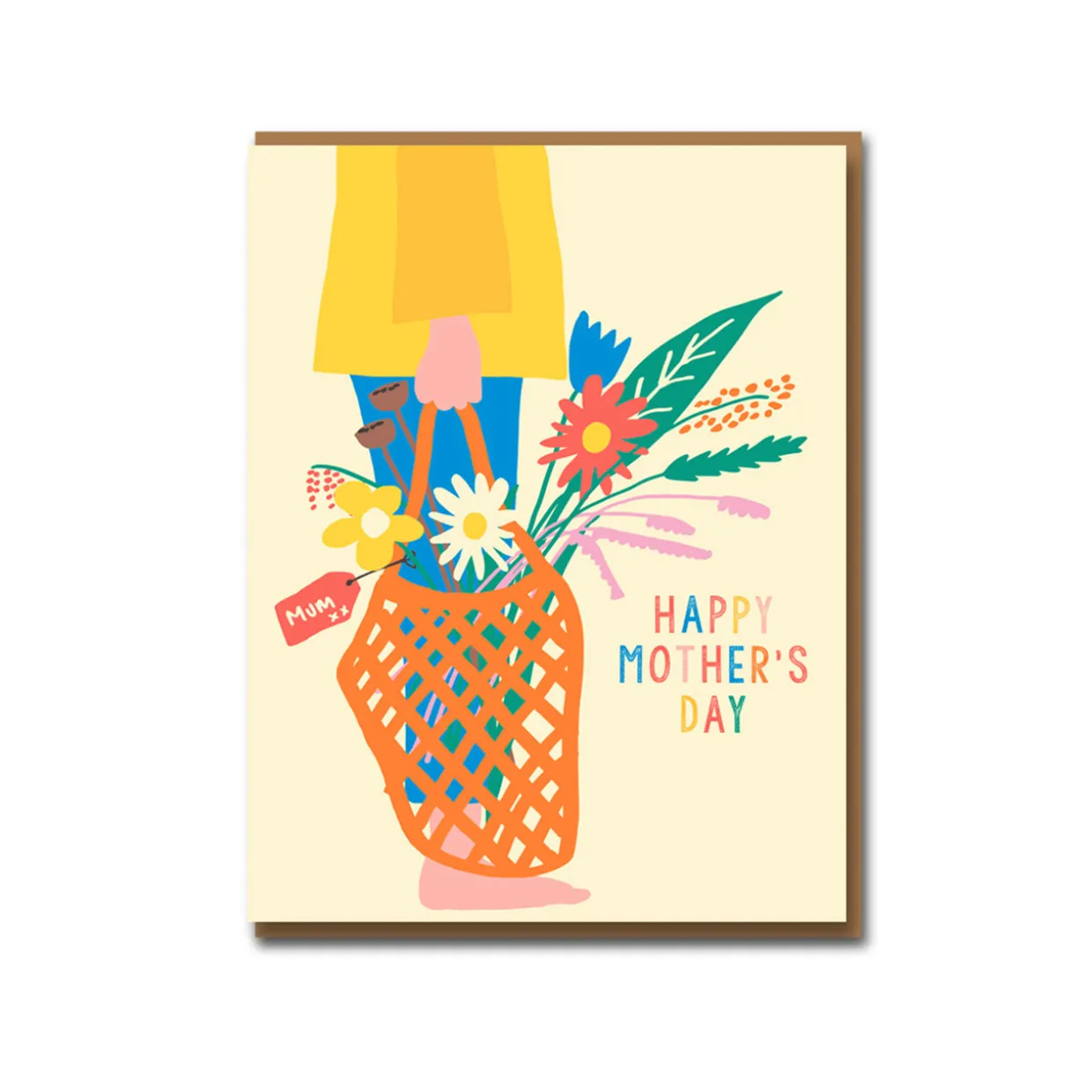 Flowers for Mum Greeting Card