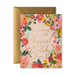 Garden Party Birthday Greeting Card