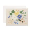 Garden Party Blue Thank You Greeting Card