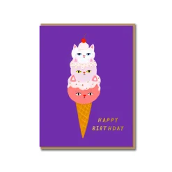 Gelato Birthday Card