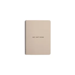 Get Shit Done Minimal Notebook A6
