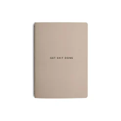 Get Shit Done Minimal Notebook A5