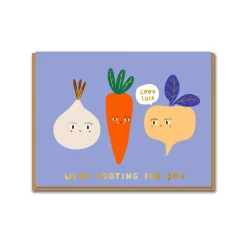 Good Luck Rooting Greeting Card