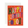 Groovy Birthday Greeting Card