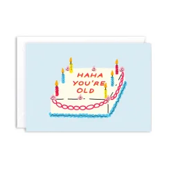Haha Cake Greeting Card