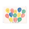 Happy Birthday Balloons Greeting Card