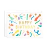 Happy Birthday Burst Greeting Card