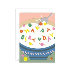Happy Birthday Cereal Greeting Card