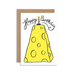 Happy Birthday Cheese Greeting Card