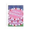 Happy Birthday Icing Cake Greeting Card