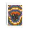 Happy Birthday Lips Greeting Card