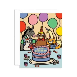 Happy Birthday Party Greeting Card