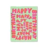 Happy Birthday Spiral Greeting Card