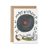Happy Birthday Vinyl Greeting Card