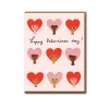 Heart Babes Greeting Card
