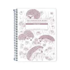 Hedgehogs Large Spiral Notebook
