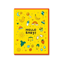 Hello Baby Greeting Card