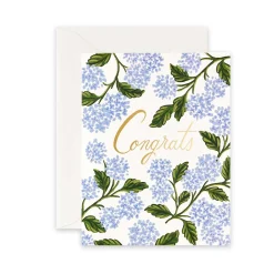 Hydrangea Congrats Greeting Card