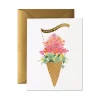 Ice Cream Birthday Greeting Card