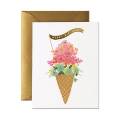 Ice Cream Birthday Greeting Card