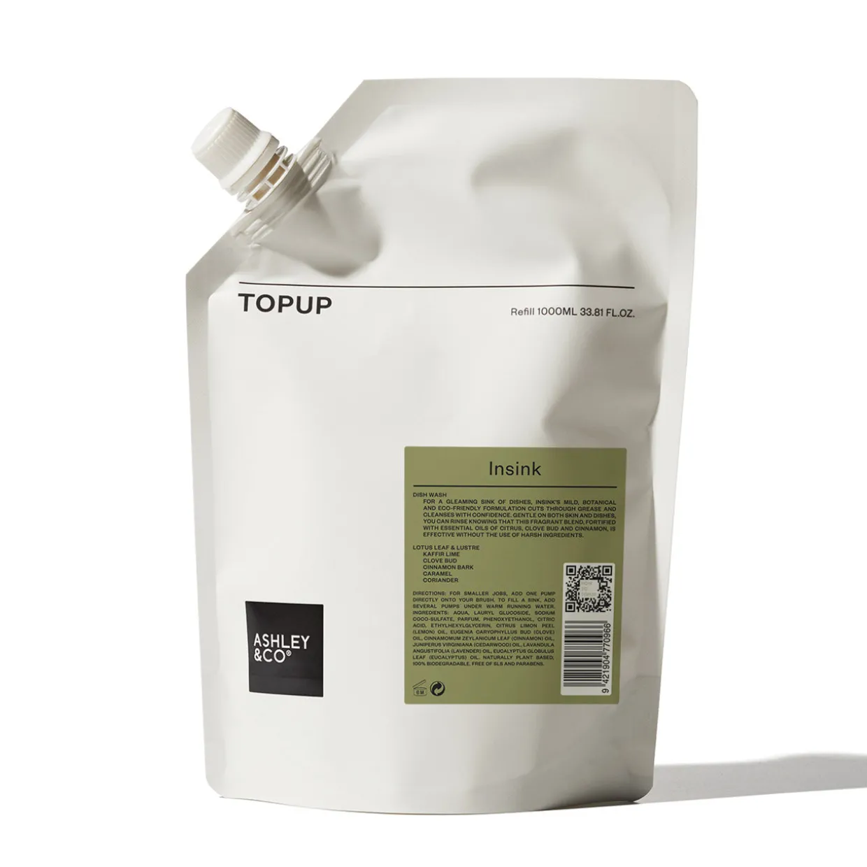 Insink Dishwash Topup 1L