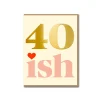 40ish Greeting Card