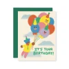 It's Your Birthday Balloons Greeting Card