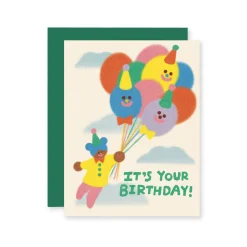 It's Your Birthday Balloons Greeting Card