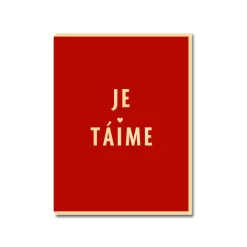 Je T'aime Greeting Card