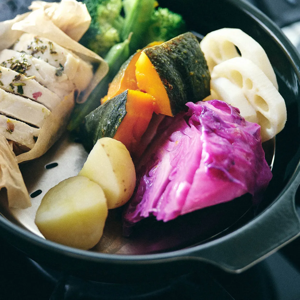 Kakomi Enamel Pot 1L