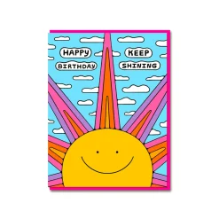 Keep Shining Birthday Card