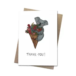 Koala Thank You Greeting Card