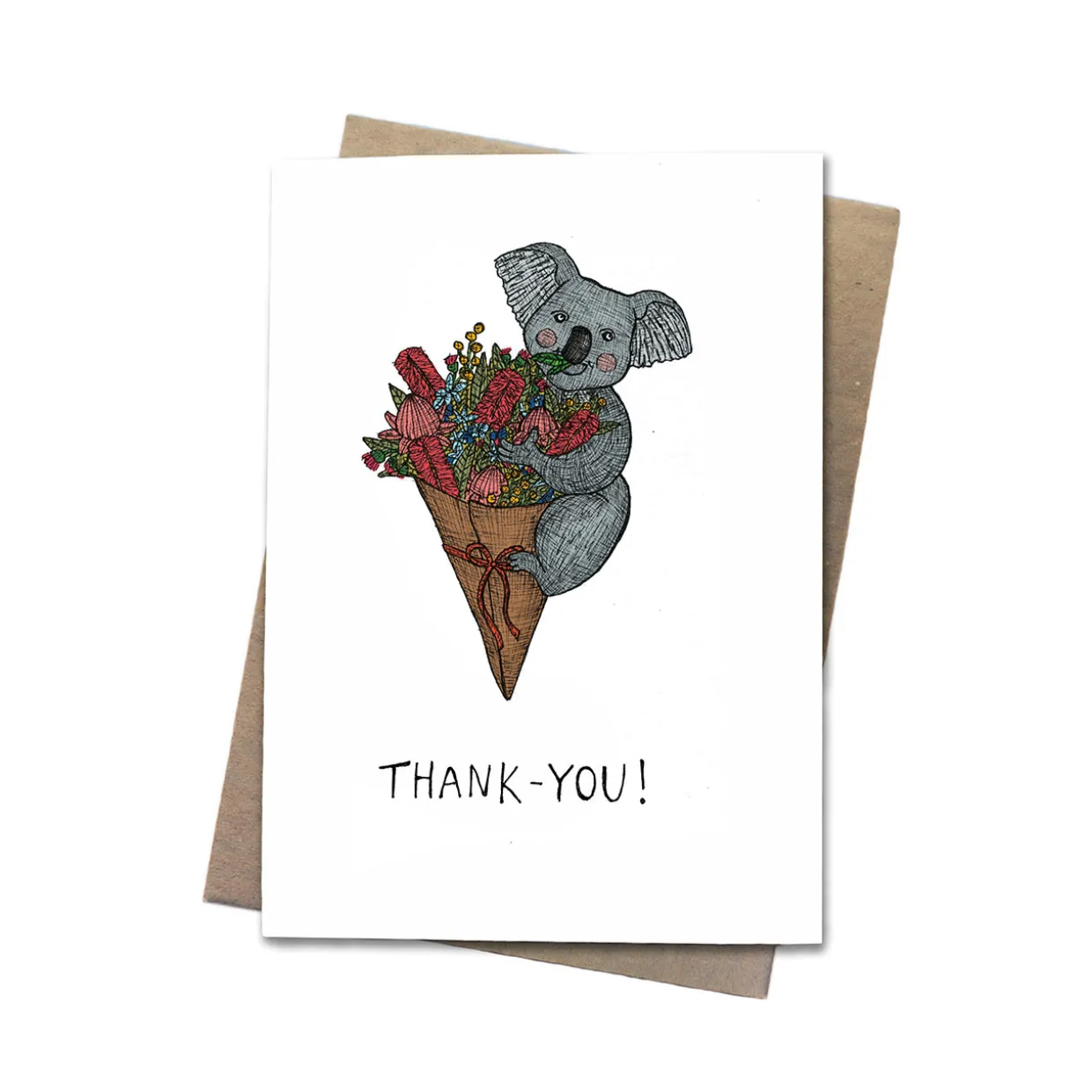 Koala Thank You Greeting Card