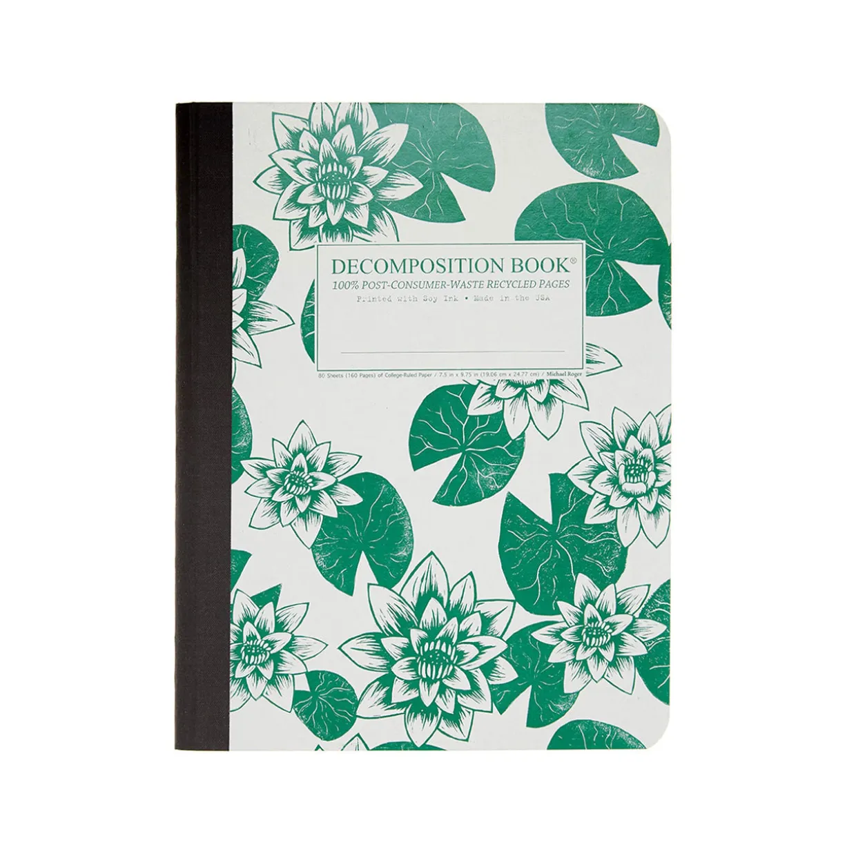 Lily Pads Large Notebook
