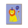 Lion Birthday Greeting Card