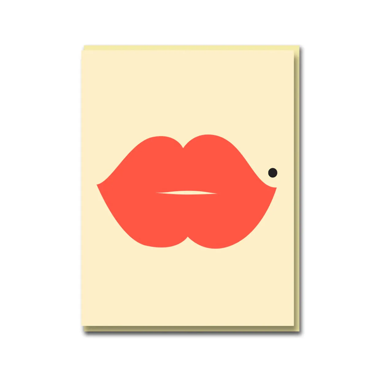 Lips Greeting Card