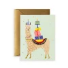 Llama Birthday Greeting Card