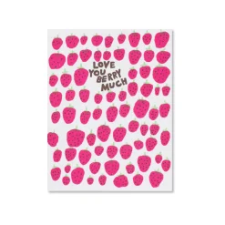 Love You Berry Much Greeting Card