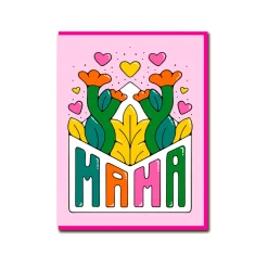 Mama Flowers Greeting Card