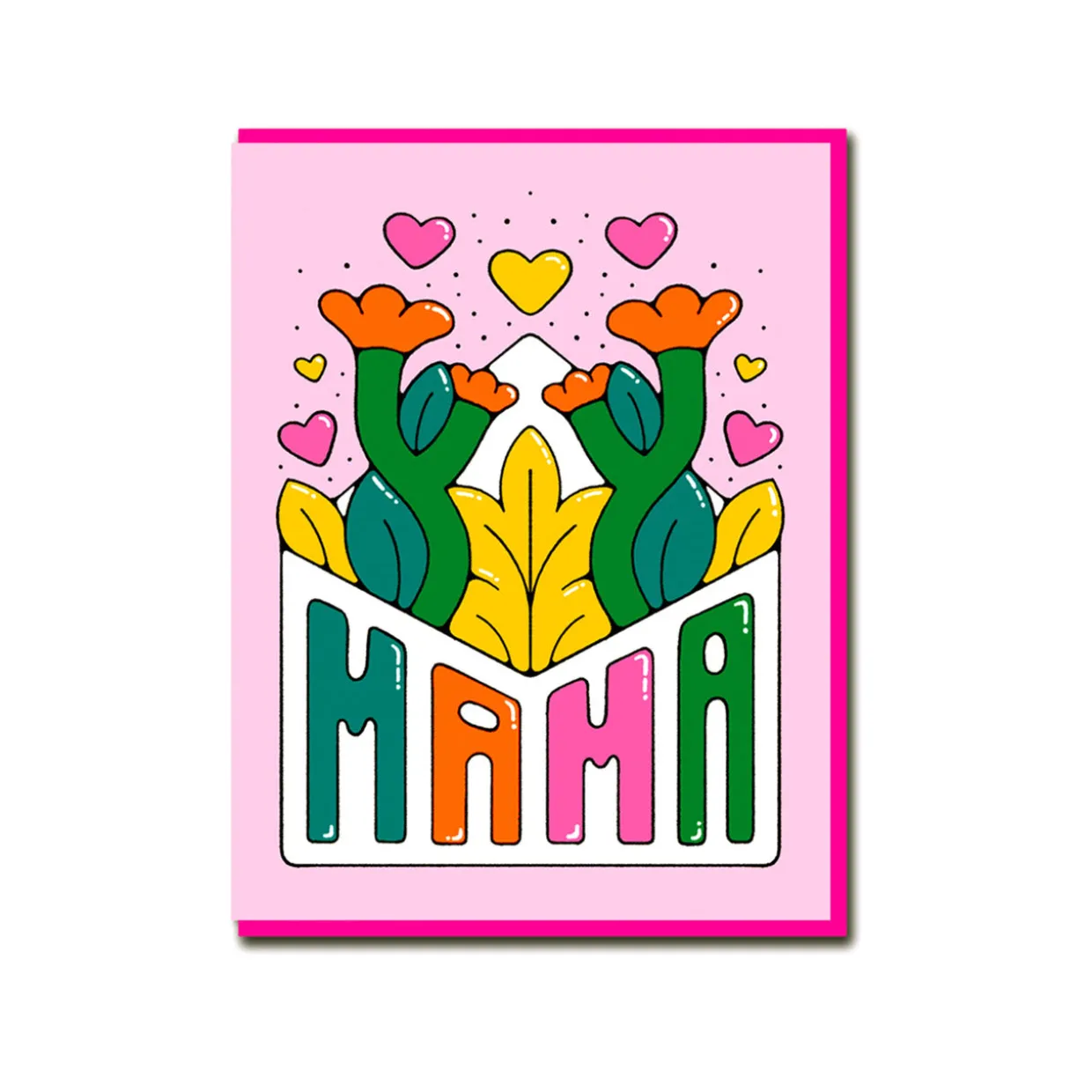 Mama Flowers Greeting Card