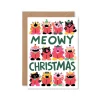 Meowy Christmas Greeting Card