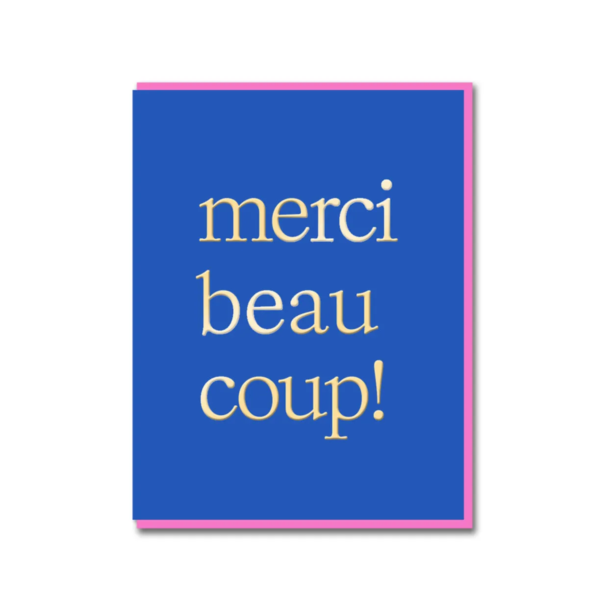 Merci Beaucoup Greeting Card