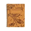 Midnight Moths Large Spiral Notebook
