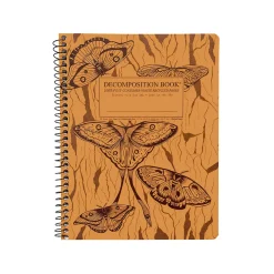 Midnight Moths Large Spiral Notebook