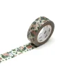 Mini Flower Botanical Art Washi Tape Single Roll