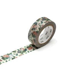 Mini Flower Botanical Art Washi Tape Single Roll