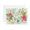 Mint Garden Thank You Greeting Card