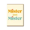 Mister and Mister Greeting Card